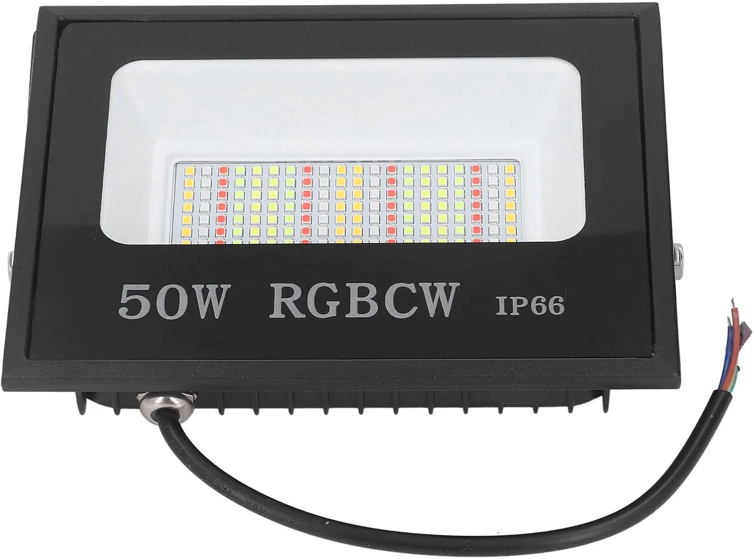 نورافکن LED چند رنگ با قابلیت تنظیم زمان، دارای حباب شیشه ای حرارت دیده مناسب برای مراسم نورافکن LED چند رنگ با قابلیت تنظیم زمان، دارای حباب شیشه ای حرارت دیده مناسب برای مراسم