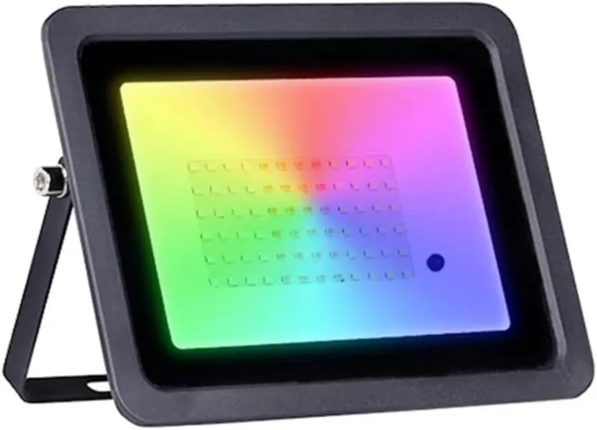 چراغ پروژکتور ال ای دی، چراغ پروژکتور ال ای دی RGB 30W 50W 100W IP68 چراغ بازتابنده نورافکن بیرونی با کنترل از راه دور رنگی مناسب برای گاراژ، باغ، نصب آسان (مشکی 30W با جعبه) چراغ پروژکتور ال ای دی، چراغ پروژکتور ال ای دی RGB 30W 50W 100W IP68 چراغ بازتابنده نورافکن بیرونی با کنترل از راه دور رنگی مناسب برای گاراژ، باغ، نصب آسان (مشکی 30W با جعبه)