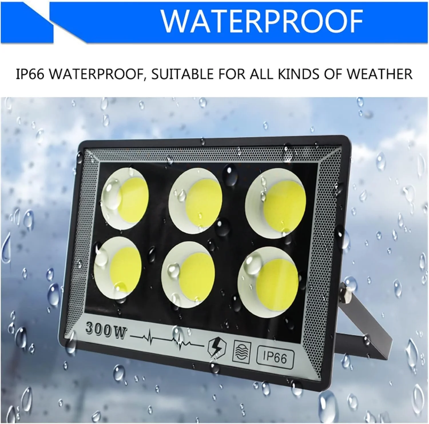 چراغ پروژکتور ال ای دی FURLOU مناسب فضای باز 50 وات 100 وات 200 وات 300 وات IP66 ضد آب نورافکن روشنایی باغ فضای باز نورافکن دیواری برای زمین بازی حیاط استادیوم چمن توپ (رنگ چراغ پروژکتور ال ای دی FURLOU مناسب فضای باز 50 وات 100 وات 200 وات 300 وات IP66 ضد آب نورافکن روشنایی باغ فضای باز نورافکن دیواری برای زمین بازی حیاط استادیوم چمن توپ (رنگ