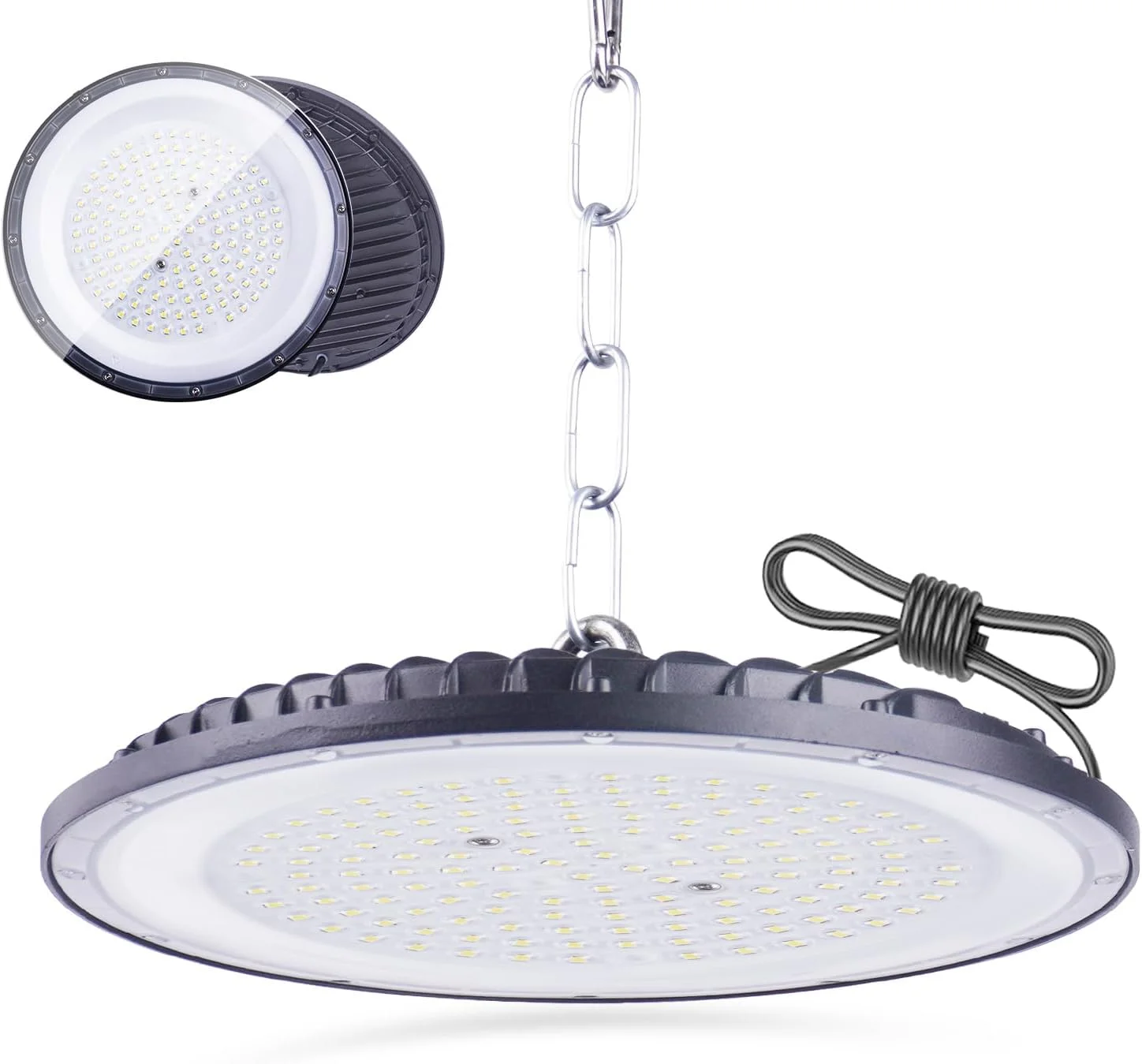 چراغ سوله ای ال ای دی 100 وات UFO، 110 لومن بر وات، 144 ال ای دی، نورافکن صنعتی ال ای دی مناسب فضای باز، 6500 کلوین، ضد آب IP65، چراغ سقفی ال ای دی UFO مناسب فضای داخلی، چراغ کارگاهی برای گاراژ، کارخانه چراغ سوله ای ال ای دی 100 وات UFO، 110 لومن بر وات، 144 ال ای دی، نورافکن صنعتی ال ای دی مناسب فضای باز، 6500 کلوین، ضد آب IP65، چراغ سقفی ال ای دی UFO مناسب فضای داخلی، چراغ کارگاهی برای گاراژ، کارخانه