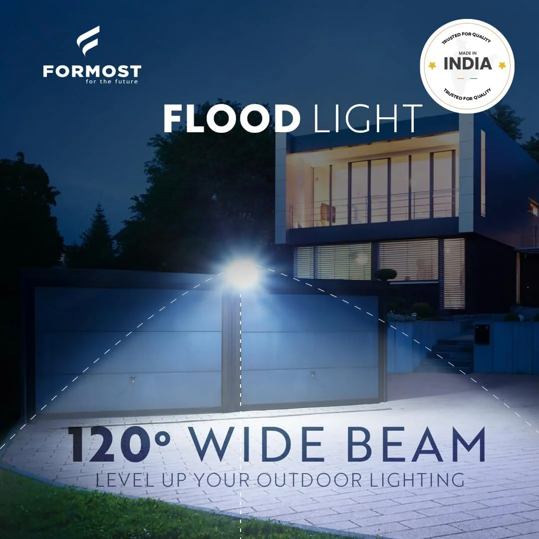 چراغ پروژکتور ال ای دی FORMOST | مقاوم در برابر آب IP66 | خروجی نور روشن | چراغ فضای باز مقاوم در برابر ضربه | خروجی ولتاژ بالا 440 ولت | کیفیت ساخت برتر (30 وات، بسته 1 عددی) چراغ پروژکتور ال ای دی FORMOST | مقاوم در برابر آب IP66 | خروجی نور روشن | چراغ فضای باز مقاوم در برابر ضربه | خروجی ولتاژ بالا 440 ولت | کیفیت ساخت برتر (30 وات، بسته 1 عددی)