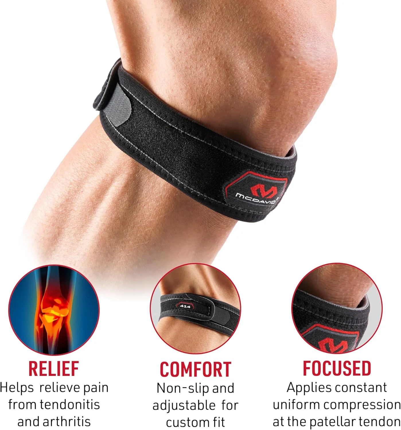 بند زانو/کشکک McDavid Level 2 بند زانو/کشکک McDavid Level 2