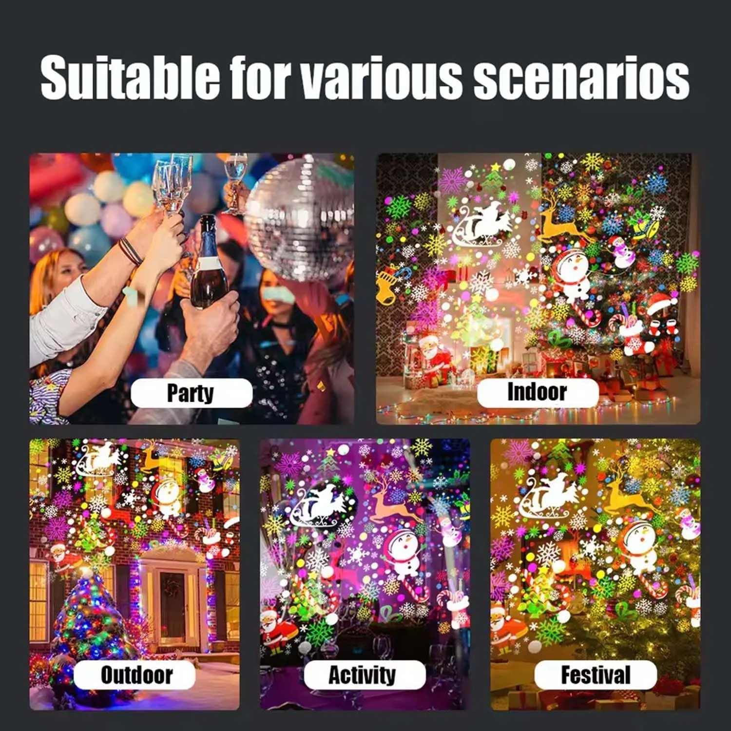 چراغ پروژکتور کریسمس Lukione، چراغ های LED پروژکتوری، جلوه موج، چراغ های تزئینی فضای باز، چراغ پروژکتور ضد آب، 16 الگوی مختلف برای مهمانی، باغ (10.5 * 9.3 سانتی متر) چراغ پروژکتور کریسمس Lukione، چراغ های LED پروژکتوری، جلوه موج، چراغ های تزئینی فضای باز، چراغ پروژکتور ضد آب، 16 الگوی مختلف برای مهمانی، باغ (10.5 * 9.3 سانتی متر)