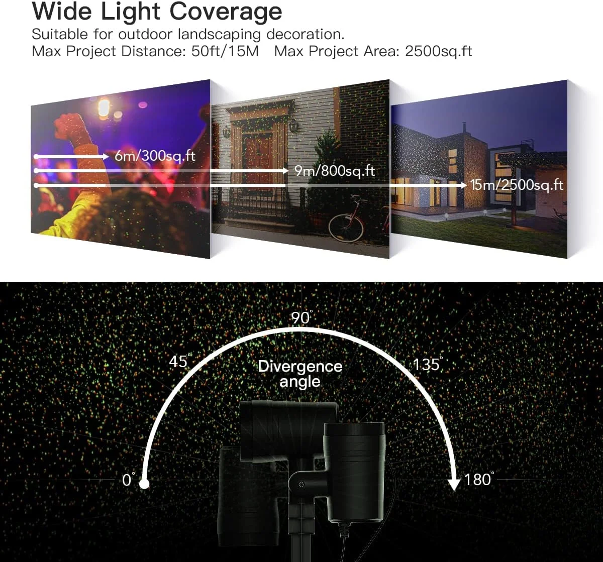 چراغ پروژکتور کریسمس LUCKYUN مناسب فضای باز با ریموت کنترل، 12 الگو و 3 حالت، چراغ LED، 18x11x13 سانتی متر، سبک مدرن، نصب زمینی، جنس ABS، پروژکتور تزئینی کریسمس چراغ پروژکتور کریسمس LUCKYUN مناسب فضای باز با ریموت کنترل، 12 الگو و 3 حالت، چراغ LED، 18x11x13 سانتی متر، سبک مدرن، نصب زمینی، جنس ABS، پروژکتور تزئینی کریسمس