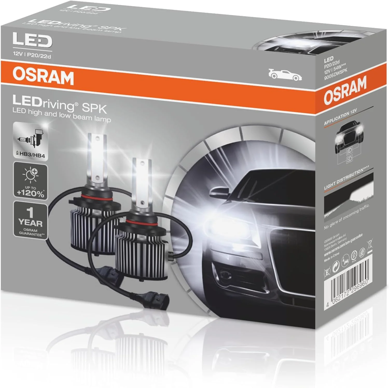لامپ های نور بالا و پایین LEDriving OSRAM ≜ H8/H11/H16، روشنایی 120٪ بیشتر، سازگار با خودروهای سواری، 2000 لومن، 54 وات، 64211DWSPK، جعبه دوتایی (2 لامپ) سفید لامپ های نور بالا و پایین LEDriving OSRAM ≜ H8/H11/H16، روشنایی 120٪ بیشتر، سازگار با خودروهای سواری، 2000 لومن، 54 وات، 64211DWSPK، جعبه دوتایی (2 لامپ) سفید