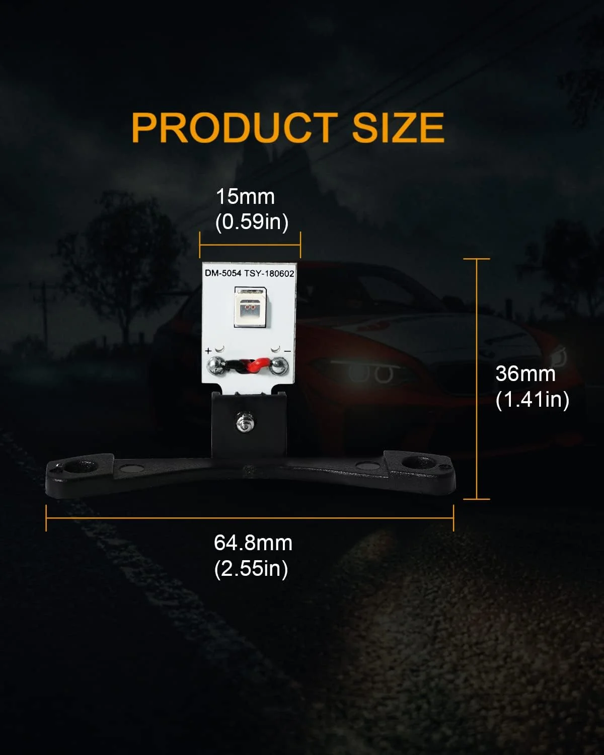 دو عدد چراغ LED چشم شیطان خودرو، ماژول چشم شیطان قرمز، چراغ های LED دیل، لنز پروژکتور، تغییر شکل چراغ جلو، چراغ های LED چشم شیطان مناسب برای پروژکتور زنون 2.8 اینچی