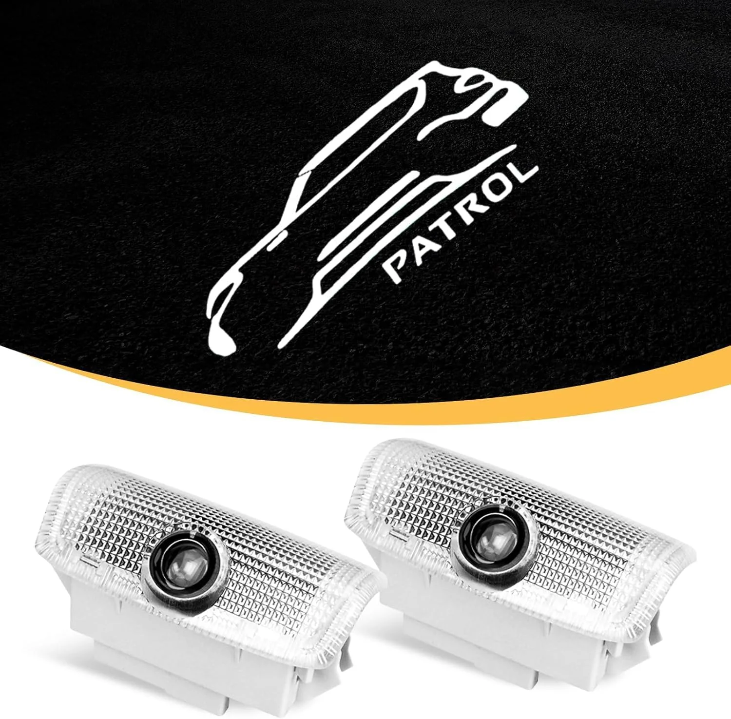 چراغ لوگوی درب خودرو مناسب نیسان پاترول Y62 مدل های ۲۰۱۰ تا ۲۰۲۲، 2 عدد چراغ خوش آمدگویی پروژکتوری درب خودرو چراغ لوگوی درب خودرو مناسب نیسان پاترول Y62 مدل های ۲۰۱۰ تا ۲۰۲۲، 2 عدد چراغ خوش آمدگویی پروژکتوری درب خودرو