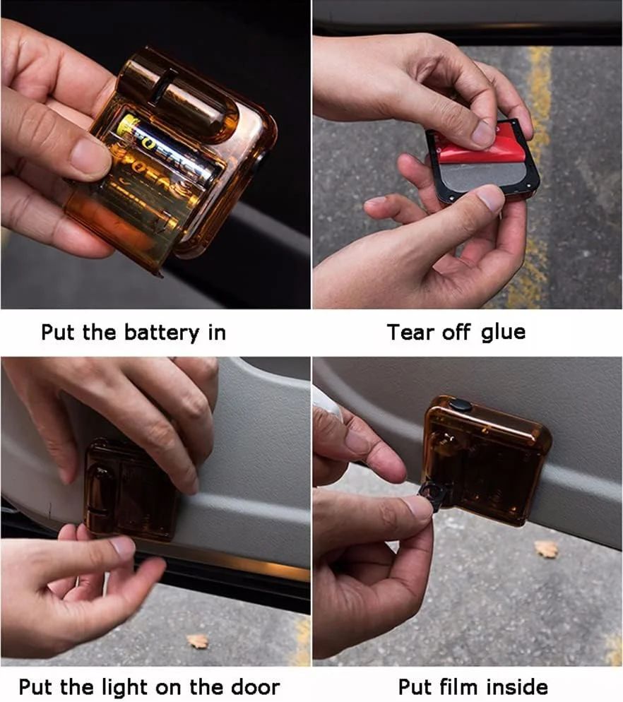 چراغ خوشآمدگویی درب خودرو الایدی طرح بال فرشته، 2 عددی چراغ خوشآمدگویی درب خودرو الایدی طرح بال فرشته، 2 عددی