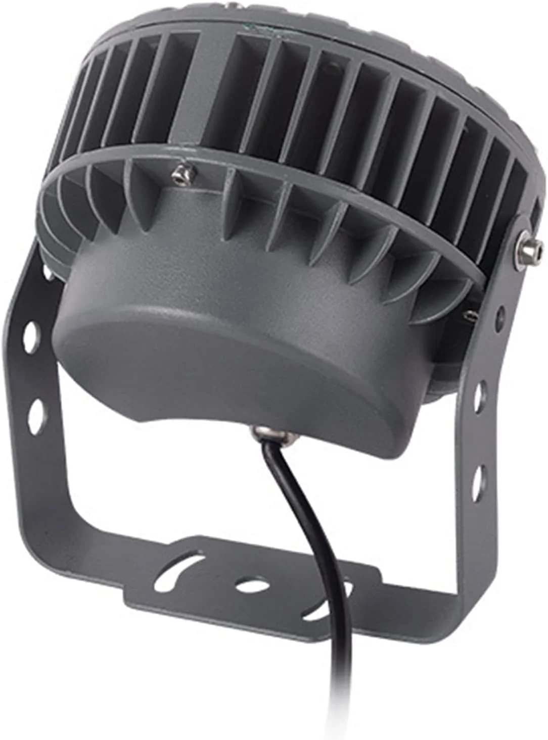 چراغ های پروژکتوری LED بیرونی 12 وات با نور زیاد، چراغ های لیزری باغی ضد آب IP67، سفید گرم، 240 ولت، غیر قابل تنظیم نور.