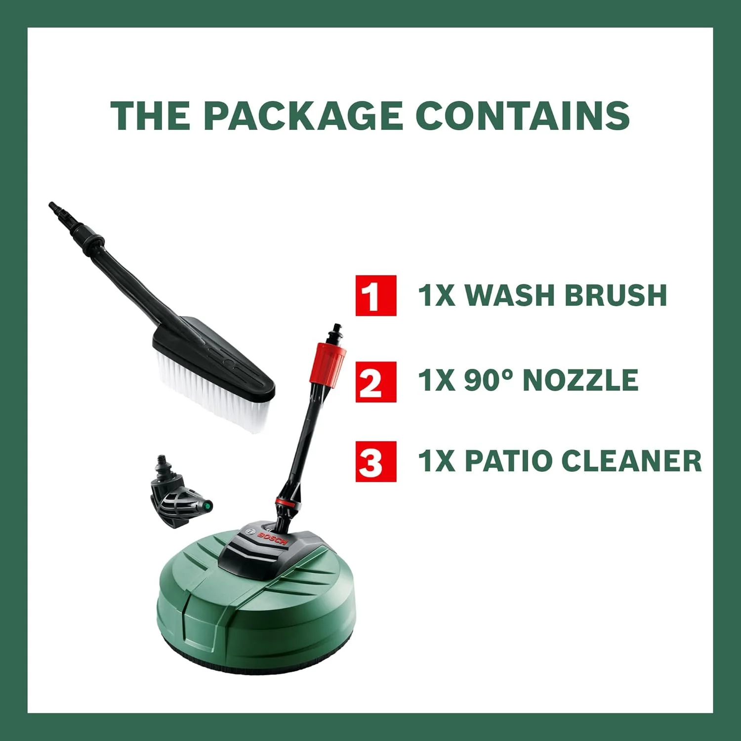 کیت شستشوی خانگی و خودرو کارواش بوش مدل F016800611 (شامل سطوح شوی، برس شستشو و نازل 90 درجه، بسته بندی کارتنی) کیت شستشوی خانگی و خودرو کارواش بوش مدل F016800611 (شامل سطوح شوی، برس شستشو و نازل 90 درجه، بسته بندی کارتنی)