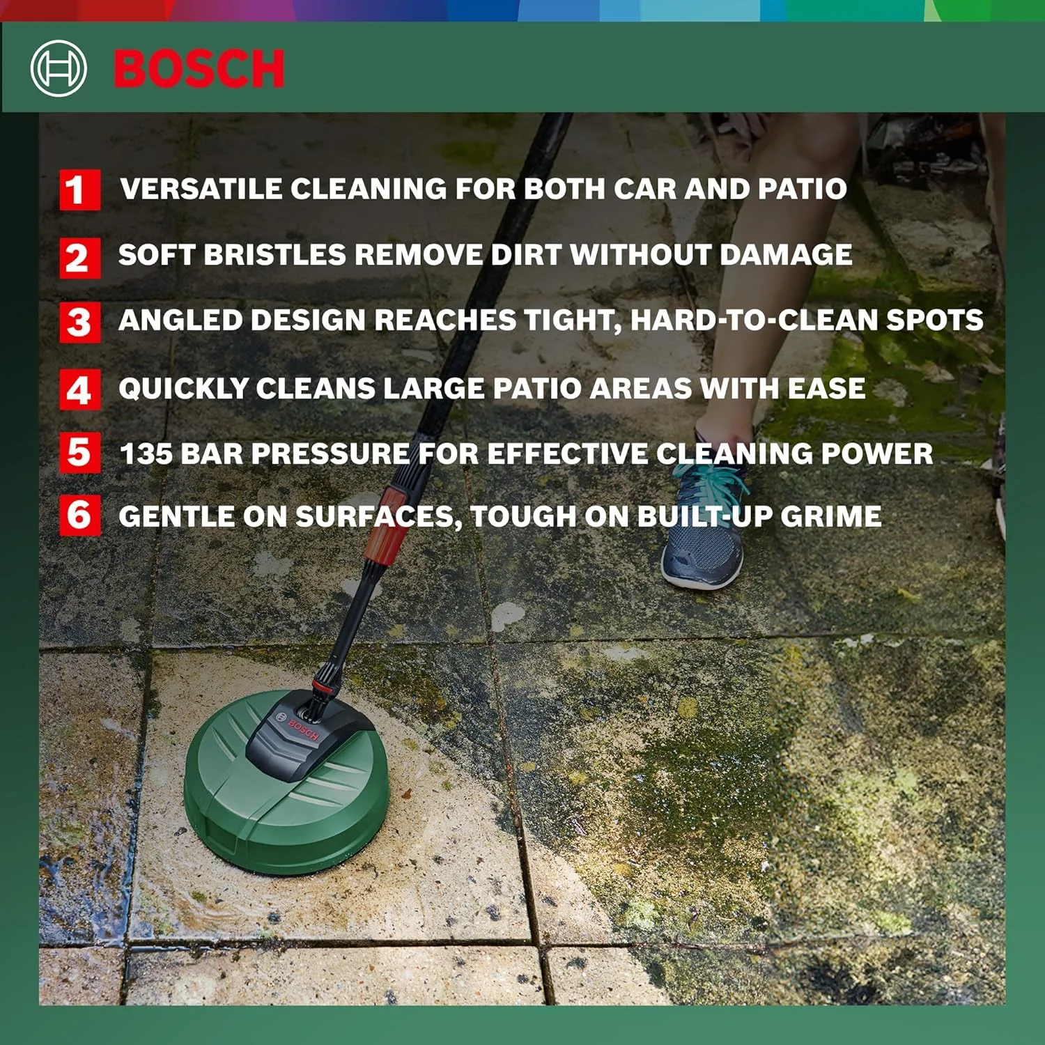 کیت شستشوی خانگی و خودرو کارواش بوش مدل F016800611 (شامل سطوح شوی، برس شستشو و نازل 90 درجه، بسته بندی کارتنی) کیت شستشوی خانگی و خودرو کارواش بوش مدل F016800611 (شامل سطوح شوی، برس شستشو و نازل 90 درجه، بسته بندی کارتنی)