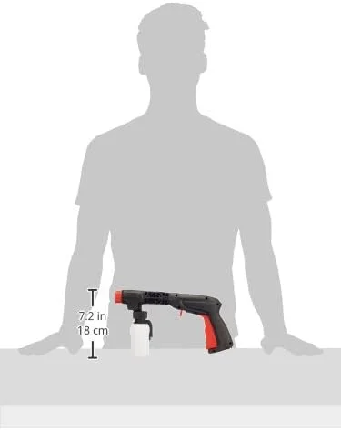 تفنگ آب پاش فشار قوی 360 درجه بوش (135 بار) - مناسب برای Aquatak 100, 10 & 120 Easy و Aquatak 125 & 130 Universal به همراه نازل مواد شوینده 450 میلی لیتری برای دستگاه های فشار قوی AQT & AQUATAK