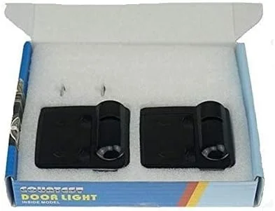 دو عدد چراغ خوشآمدگویی درب خودرو LED بیسیم با طرح آرم - تویوتا دو عدد چراغ خوشآمدگویی درب خودرو LED بیسیم با طرح آرم - تویوتا