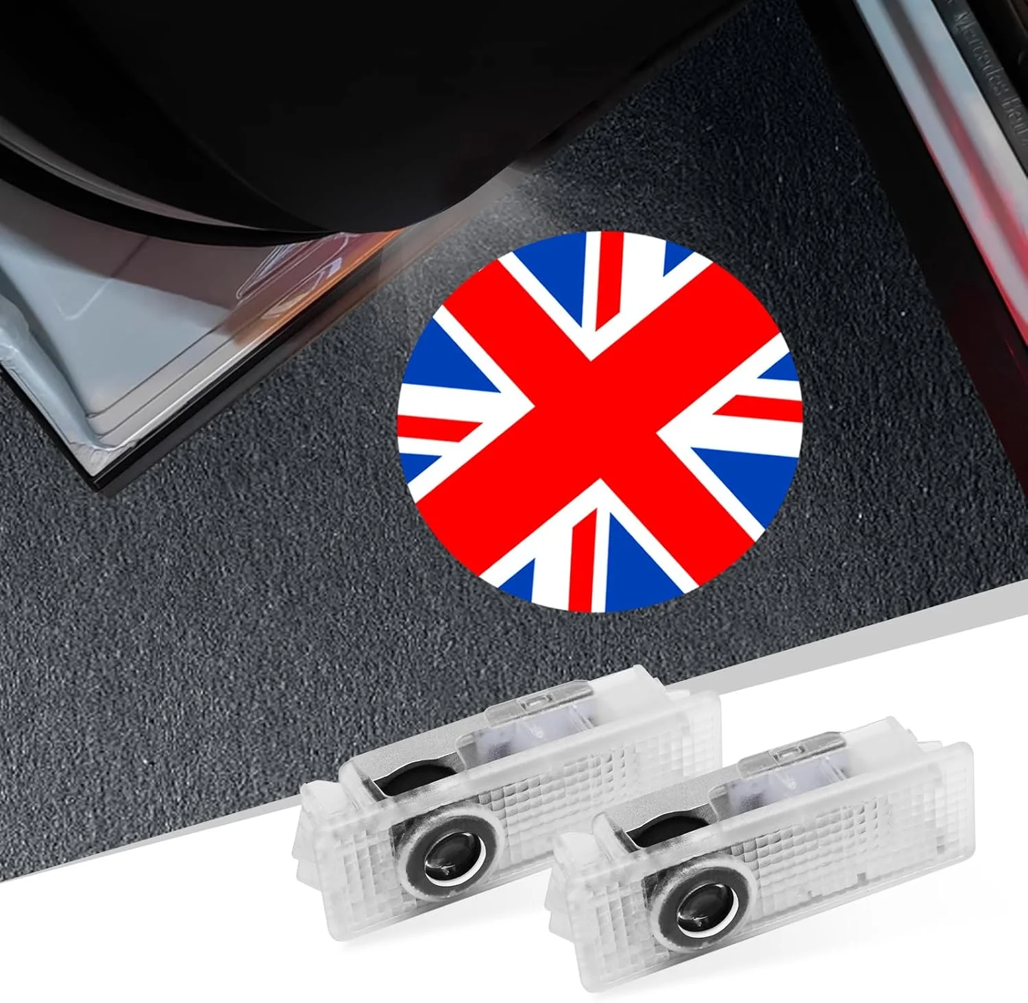 دو عدد چراغ پروژکتور درب خودرو مناسب برای مینی کلابمن/کانتریمن/پیسمن/اسپرت/کوپر R55 R56 R57 R58 R59 R60 R61 F55 F56 F57 - چراغ خوش آمدگویی LED شبح مانند دو عدد چراغ پروژکتور درب خودرو مناسب برای مینی کلابمن/کانتریمن/پیسمن/اسپرت/کوپر R55 R56 R57 R58 R59 R60 R61 F55 F56 F57 - چراغ خوش آمدگویی LED شبح مانند