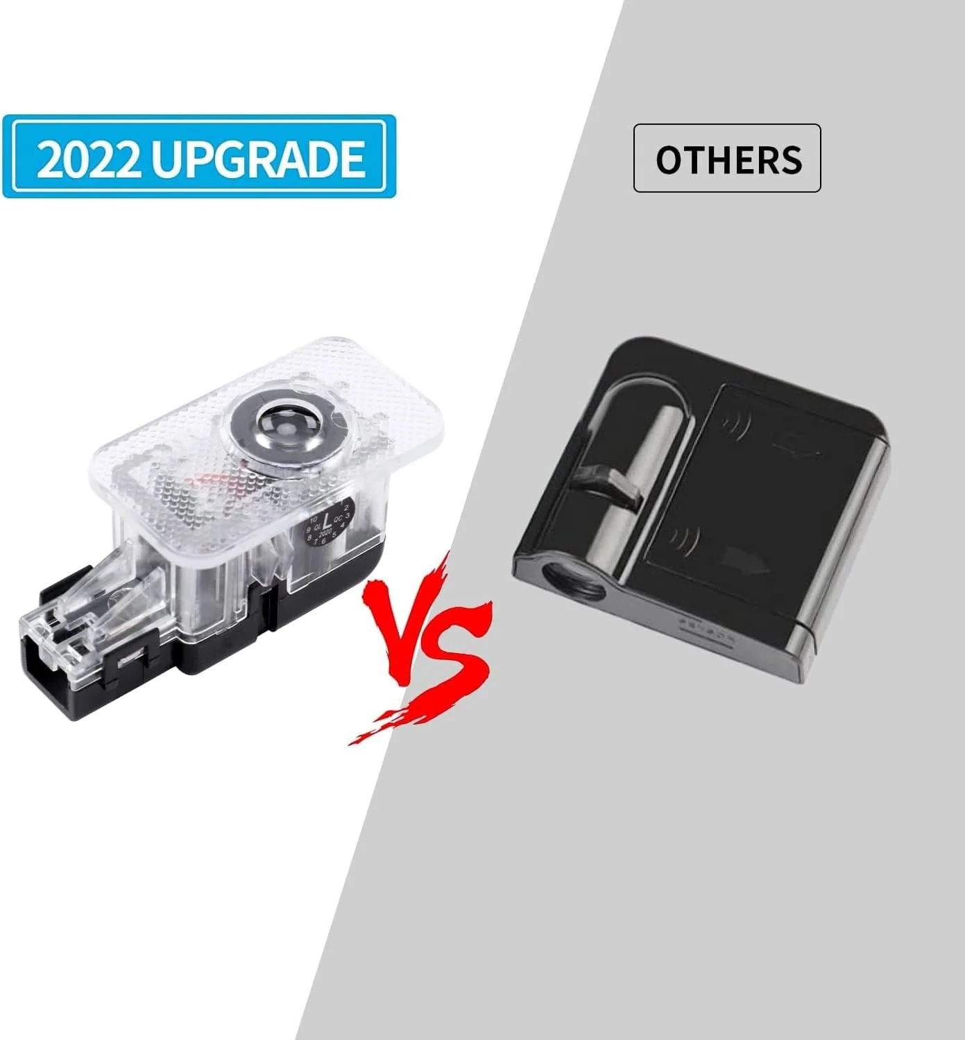 چراغ لوگو LED درب خودرو برای ولوو، پروژکتور لوگو چراغ های گودال LED چراغ درب خودرو پروژکتور لوازم جانبی روشنایی ورودی خودرو لوازم جانبی چراغ درب برای XC90 XC60 XC40 S90 S60 V90 V60