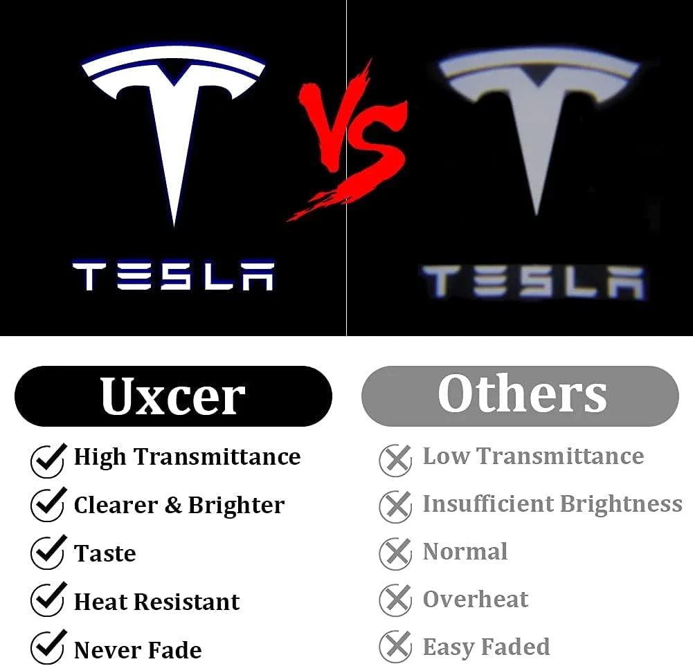 چراغ های درب خودرو پروژکتور لوگو برای مدل 3 Y S X، چراغ شبح سایه لیزری سه بعدی فوق العاده روشن LED، چراغ خوش آمدگویی پله ای برای لوازم جانبی مدل 3 Y S X، نصب آسان (4 عدد) چراغ های درب خودرو پروژکتور لوگو برای مدل 3 Y S X، چراغ شبح سایه لیزری سه بعدی فوق العاده روشن LED، چراغ خوش آمدگویی پله ای برای لوازم جانبی مدل 3 Y S X، نصب آسان (4 عدد)