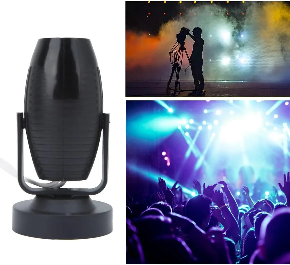 پروژکتور چراغ ال ای دی RGB با 7 رنگ، چراغ کمد ال ای دی با سر نور قابل چرخش 180 درجه، نورافکن برای مهمانی (نور سفید)