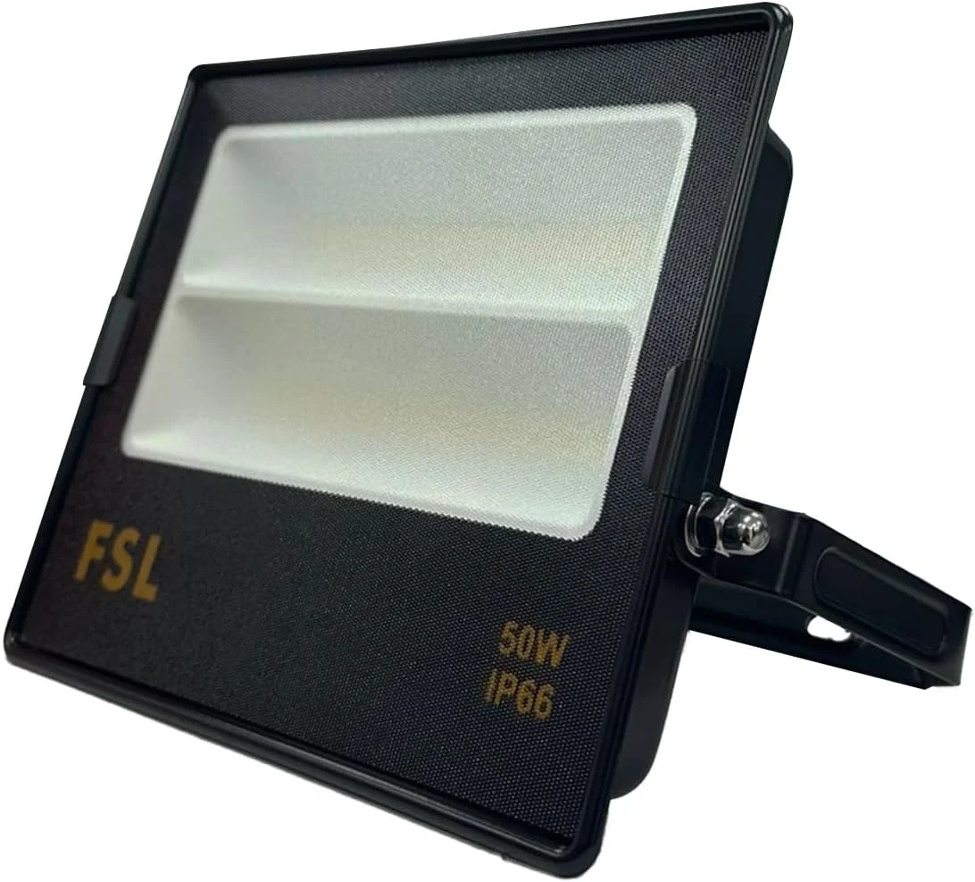 چراغ پروژکتور ال ای دی FSL 50 وات، ضد آب IP66 سفید، ایده آل برای پارکینگ، استادیوم ورزشی و سایر فضاهای باز - KYLAQ چراغ پروژکتور ال ای دی FSL 50 وات، ضد آب IP66 سفید، ایده آل برای پارکینگ، استادیوم ورزشی و سایر فضاهای باز - KYLAQ