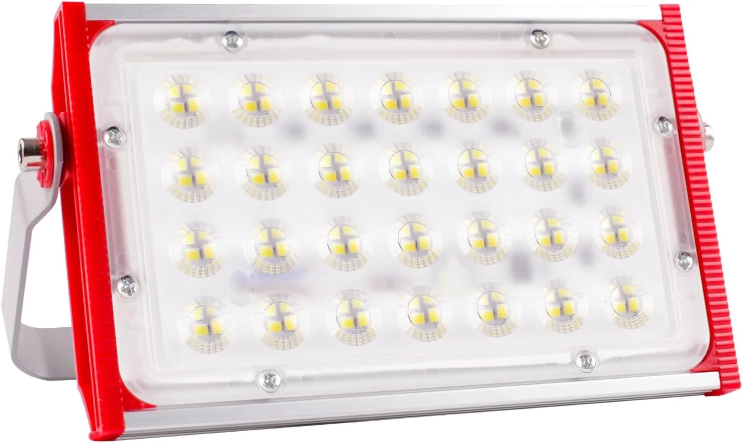 چراغ LED پروژکتوری بیرونی 100 وات 10000 لومن، 6500K چراغ کار LED ضد آب IP66 نورافکن های سفید سرد، چراغ امنیتی برای انبار باغ زمین ورزشی گاراژ حیاط