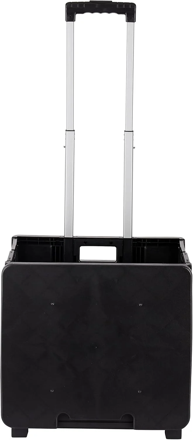 چرخ دستی خرید 64 لیتری رویال فورد مدل RF11374 - چرخ دستی چند منظوره با دسته و چرخ، بادوام، قابل حمل، تاشو و شیک، ساخته شده از پلی پروپیلن با دسته TPR مشکی