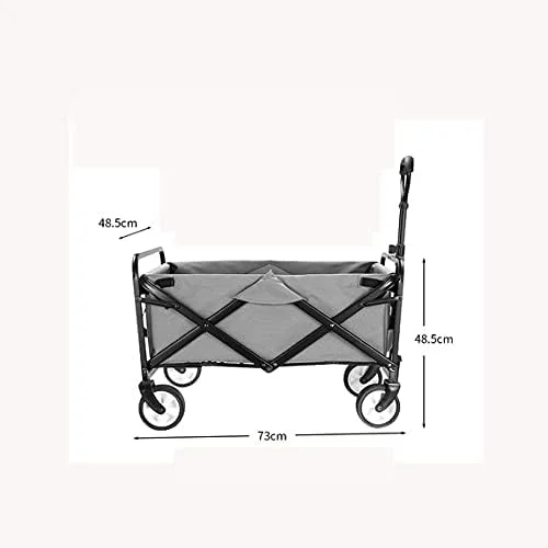 چرخ دستی باغ تاشو، چرخ خرید، ترولی فضای باز، ترولی چهار چرخ قابل حمل، ماشین حمل و نقل ترولی