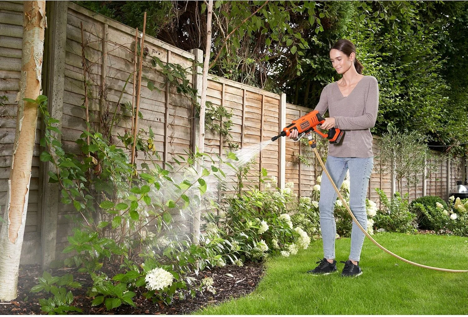 نازل اسپری Black & Decker BZOSW1-XJ برای کارواش شارژی (طول 16 سانتی متر، قابل استفاده برای آبیاری گیاهان پاسیو و باغچه های گل)