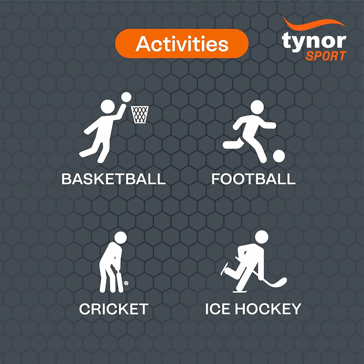 مچ بند پا TYNOR برای پیچ خوردگی مچ پا، آستین فشاری نئوپرن قابل تنظیم، مچ بند تنفسی برای زنان و مردان تاندونیت و آرتریت، دویدن ورزشی، مشکی و نارنجی، بزرگ