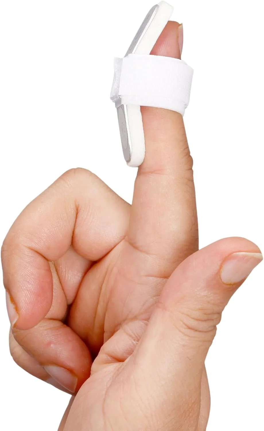 آتل انگشت چکش خورده تای نور، نقره ای، سایز یونیورسال، 1 عدد