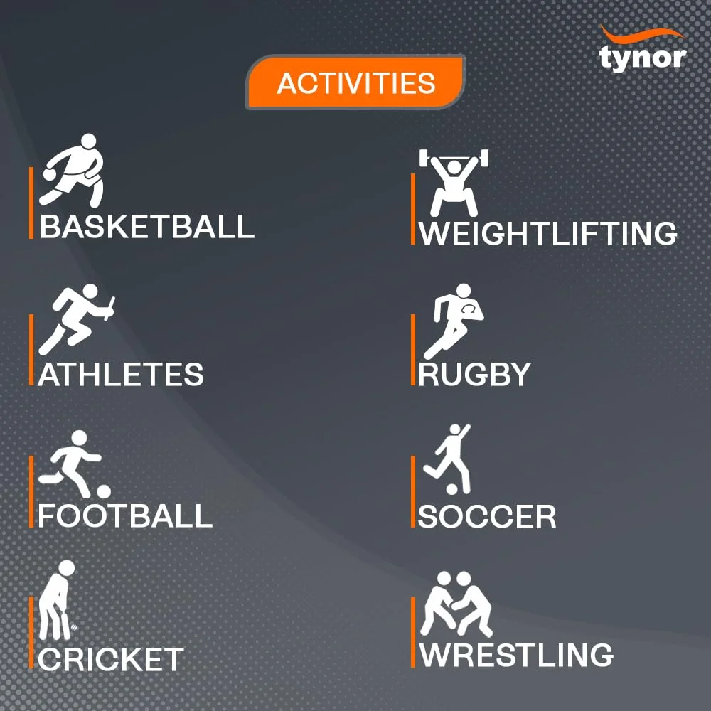 مچ بند ورزشی TYNOR برای آقایان و بانوان، آستین فشاری مچ پا نئوپرن قابل تنظیم و تنفسی، پشتیبانی مچ پا برای رگ به رگ شدن مچ پا، التهاب نیام کف پا، آشیل، دویدن، بسکتبال، ورزش، سایز آزاد