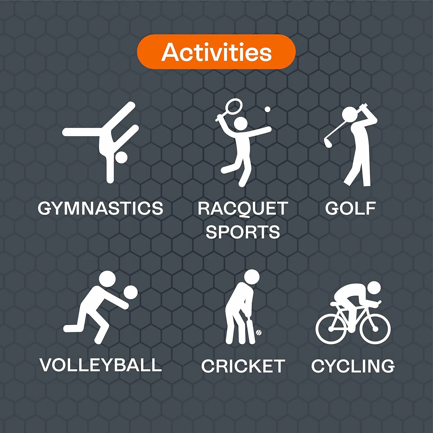 مچ بند طبی تایور با حلقه انگشت شست (نئو)، مشکی و نارنجی، سایز یونیورسال، بسته 2 عددی