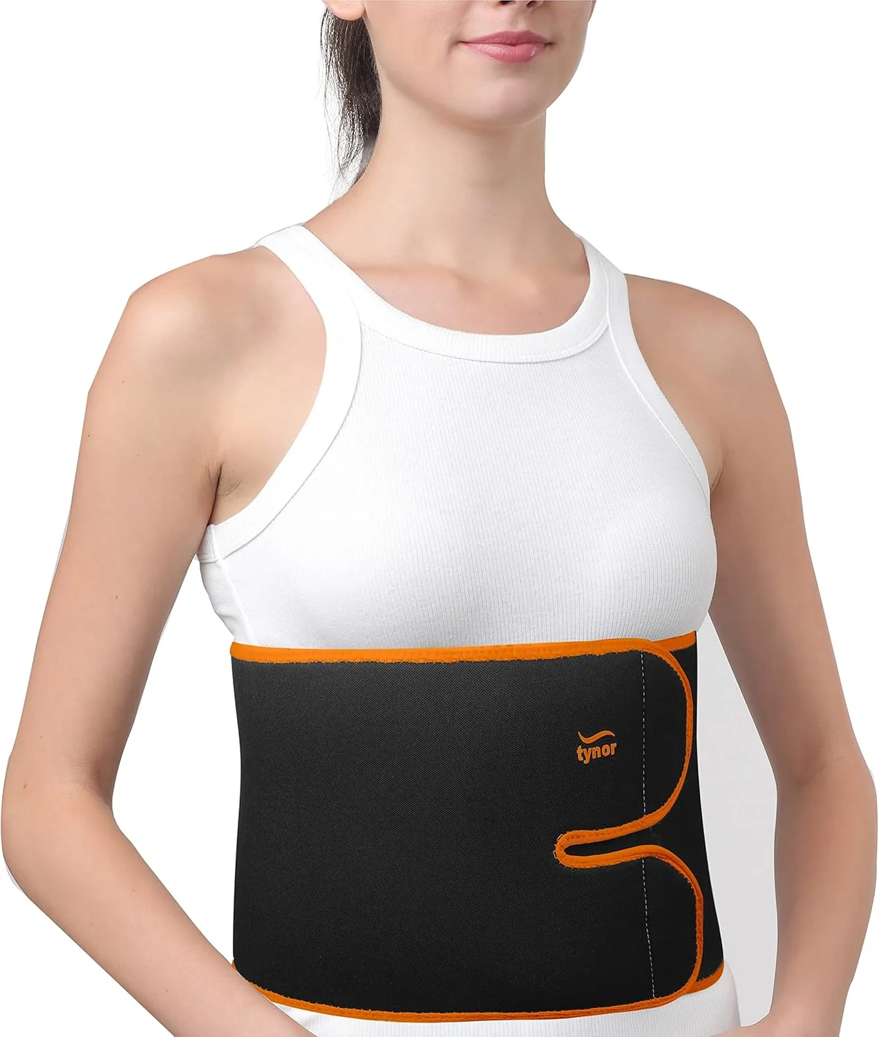 شکم بند قابل تنظیم Tynor (Neo)، مشکی و نارنجی، یونیورسال، 1 عدد شکم بند قابل تنظیم Tynor (Neo)، مشکی و نارنجی، یونیورسال، 1 عدد