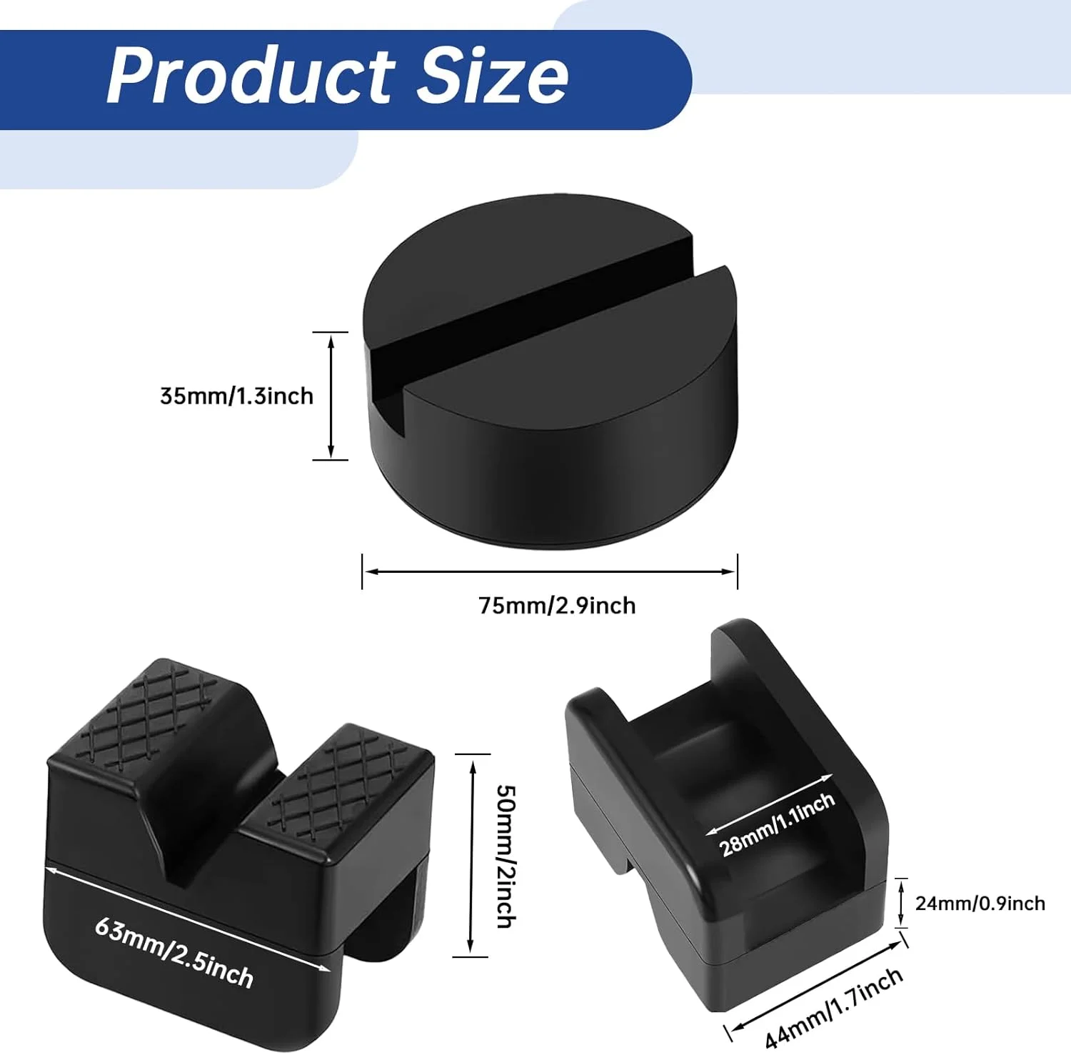 8 عدد پد جک پایه، 2 نوع آداپتور، محافظ جوش های ریلی فریم شکاف دار جهانی، پد جک لاستیکی برای لوازم جانبی جک پایه 8 عدد پد جک پایه، 2 نوع آداپتور، محافظ جوش های ریلی فریم شکاف دار جهانی، پد جک لاستیکی برای لوازم جانبی جک پایه