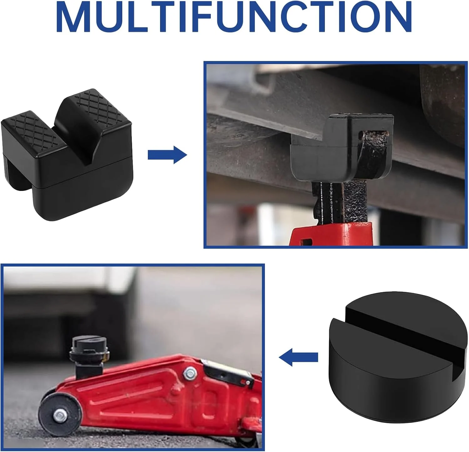 8 عدد پد جک پایه، 2 نوع آداپتور، محافظ جوش های ریلی فریم شکاف دار جهانی، پد جک لاستیکی برای لوازم جانبی جک پایه 8 عدد پد جک پایه، 2 نوع آداپتور، محافظ جوش های ریلی فریم شکاف دار جهانی، پد جک لاستیکی برای لوازم جانبی جک پایه