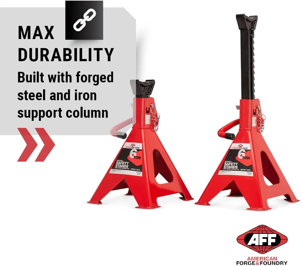 جک خرک AFF مدل 3306A با مکانیزم جغجغه ای، ظرفیت 6 تن جک خرک AFF مدل 3306A با مکانیزم جغجغه ای، ظرفیت 6 تن