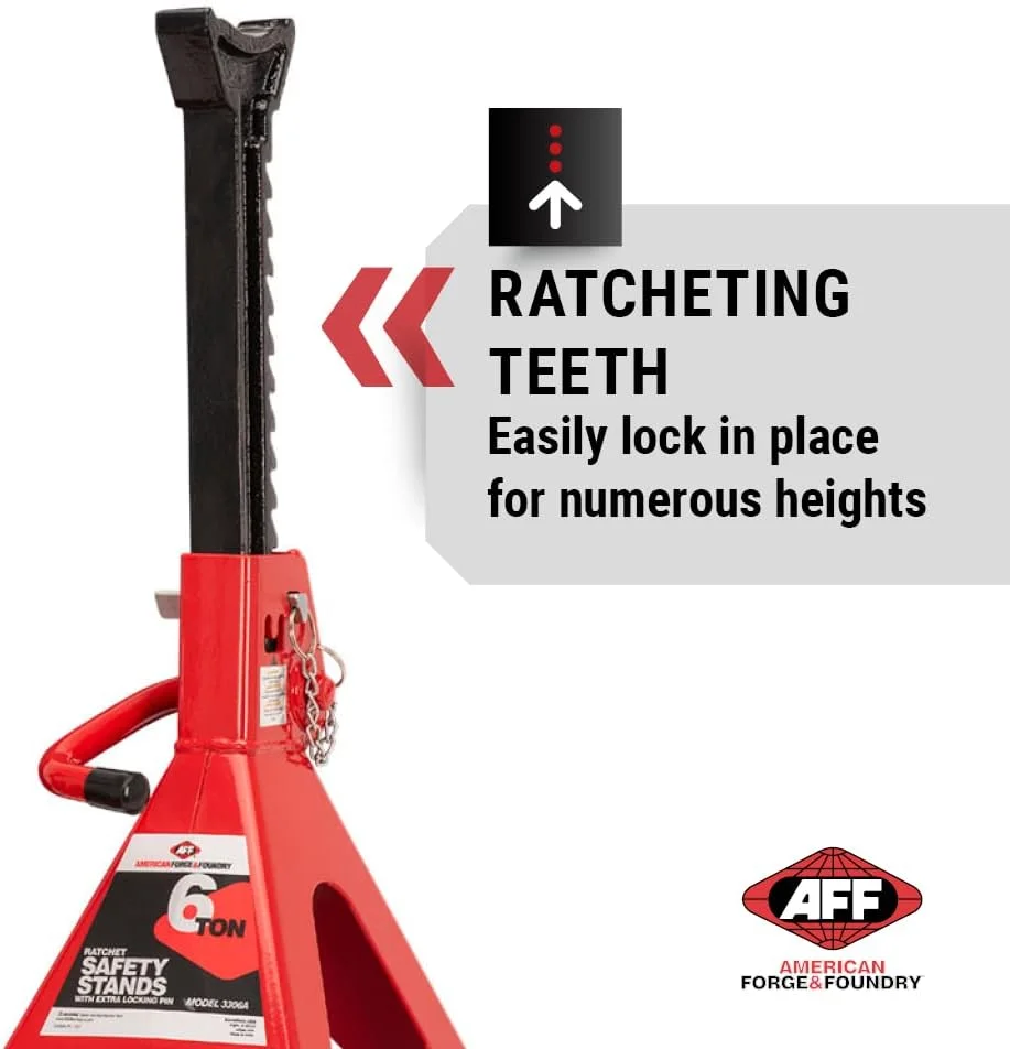 جک خرک AFF مدل 3306A با مکانیزم جغجغه ای، ظرفیت 6 تن جک خرک AFF مدل 3306A با مکانیزم جغجغه ای، ظرفیت 6 تن