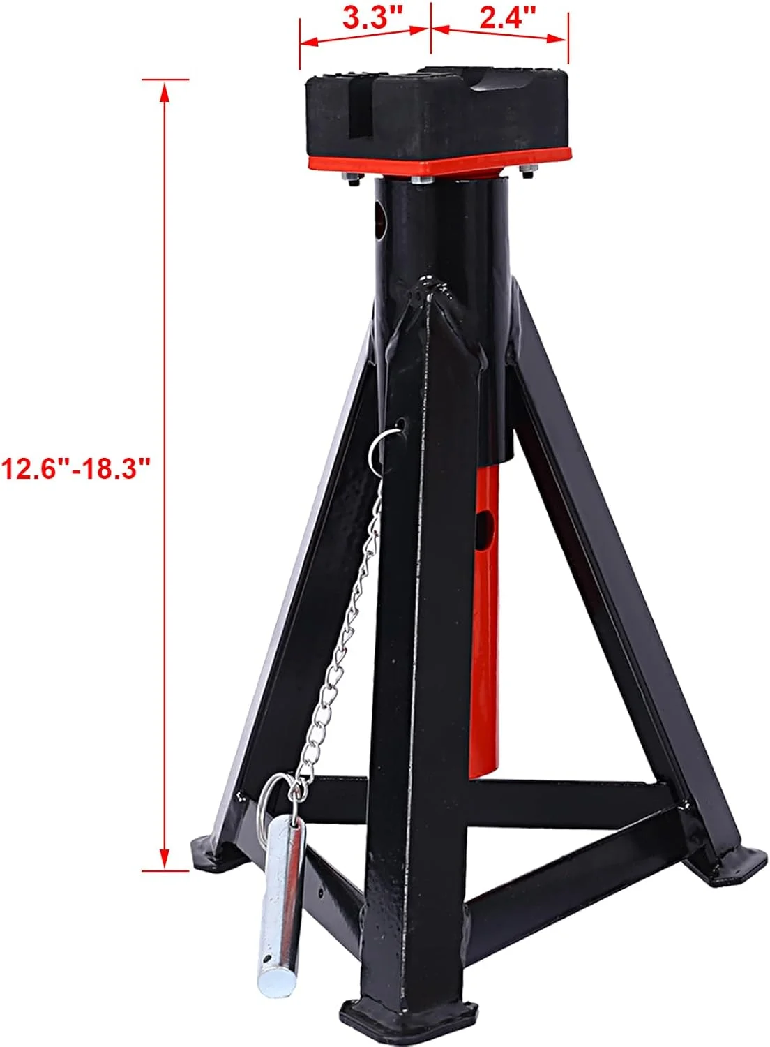 یک جفت خرک خودرو Aursrenty، خرک 3 تنی، جک بالابر سریع و قابل تنظیم برای تعمیرگاه خودرو