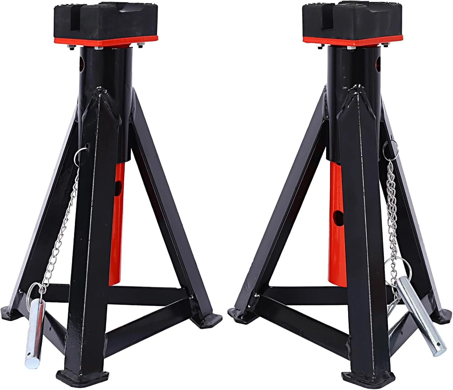 یک جفت خرک خودرو Aursrenty، خرک 3 تنی، جک بالابر سریع و قابل تنظیم برای تعمیرگاه خودرو