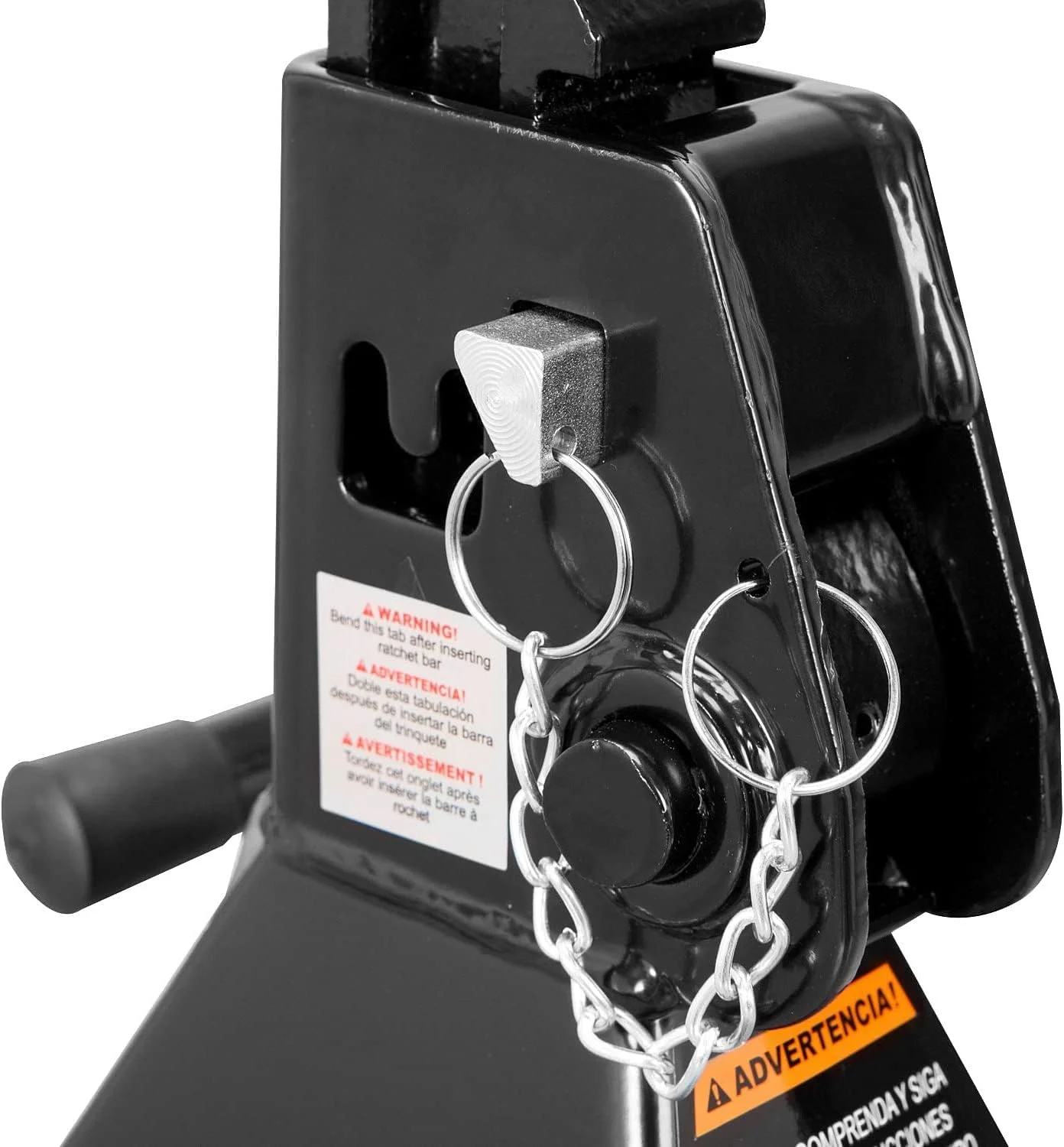 جک خرک فولادی دو قفله تورین مدل BIG RED AT46002ABR، بسته 2 عددی، 6 تن (12000 پوند)، مشکی جک خرک فولادی دو قفله تورین مدل BIG RED AT46002ABR، بسته 2 عددی، 6 تن (12000 پوند)، مشکی