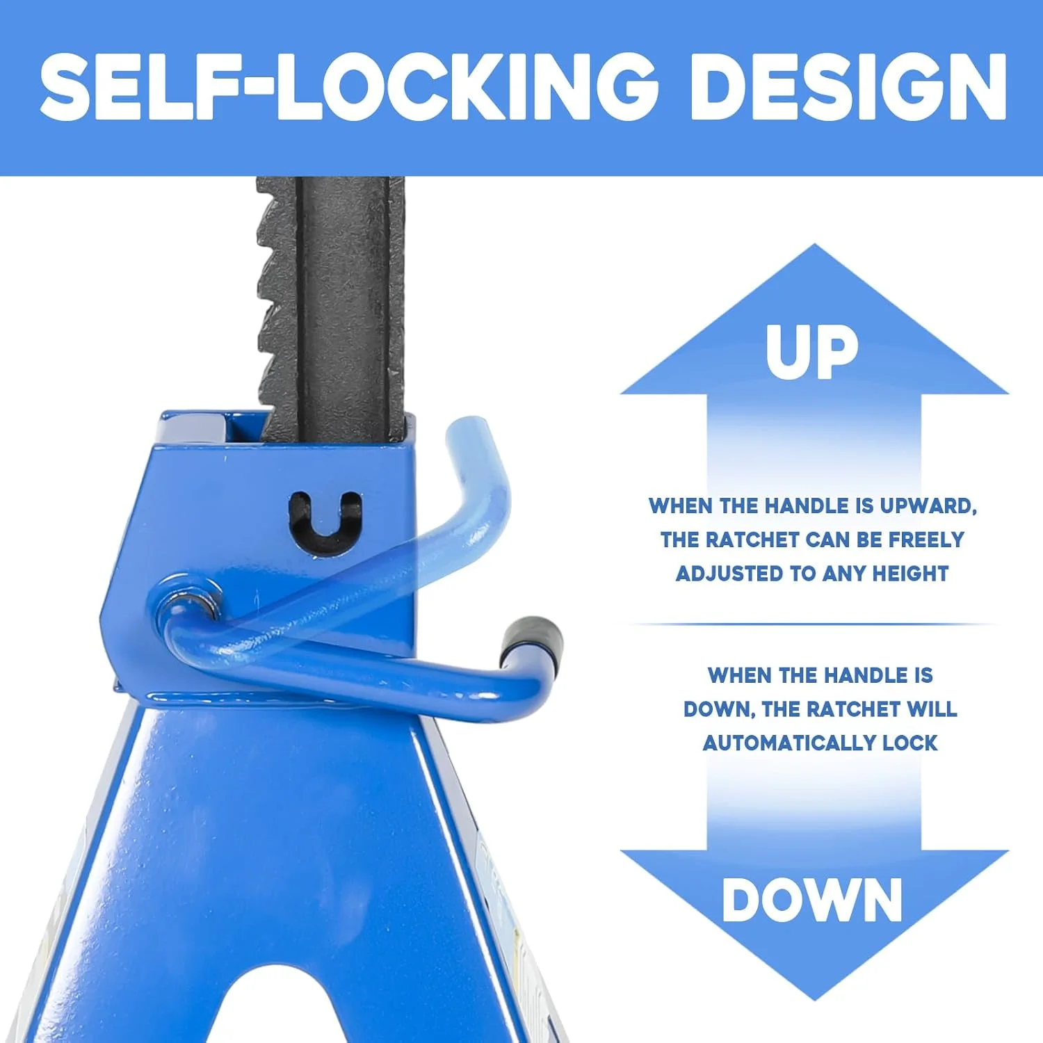 جک خرک اتومبیل BLACKHORSE-RACING با ظرفیت 3 تن (6000 پوند)، خرک بالابر فولادی سنگین برای گاراژها و تعمیرگاه ها، ارتفاع قابل تنظیم 11.4 تا 16.8 اینچ، 1 جفت جک خرک اتومبیل BLACKHORSE-RACING با ظرفیت 3 تن (6000 پوند)، خرک بالابر فولادی سنگین برای گاراژها و تعمیرگاه ها، ارتفاع قابل تنظیم 11.4 تا 16.8 اینچ، 1 جفت