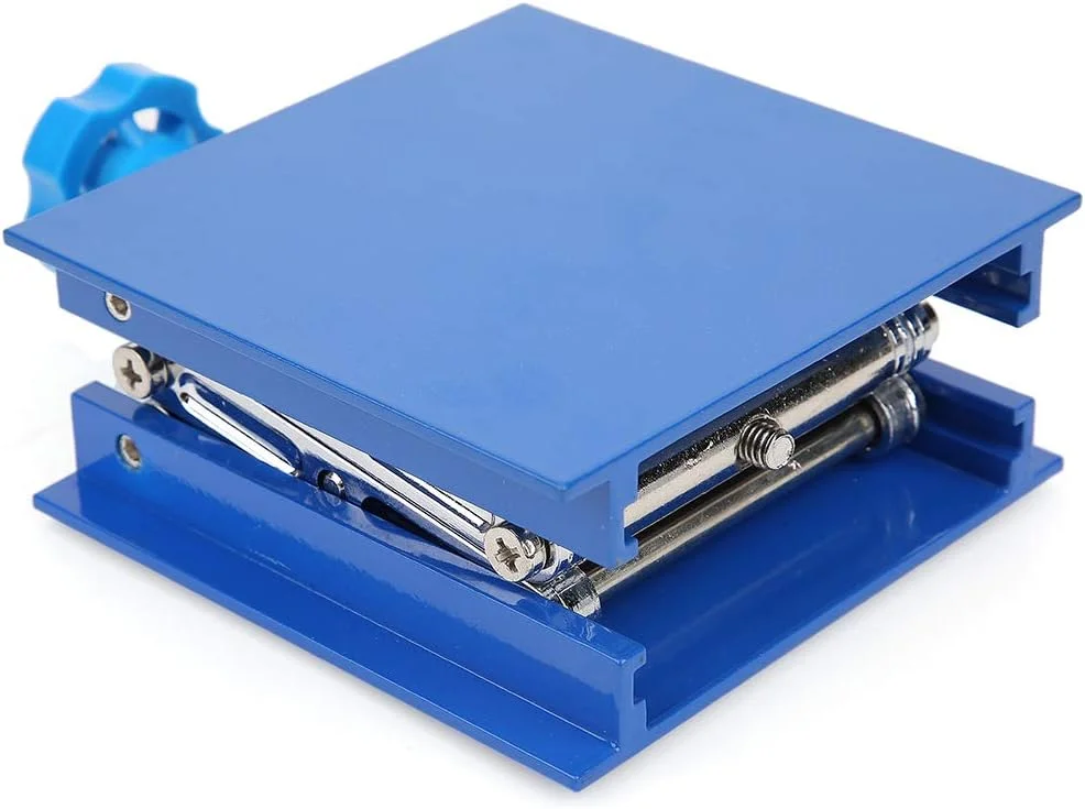 جک آزمایشگاهی، پایه بالابر آزمایشگاهی بادوام و بالابر اکسید آلومینیوم آبی کاربردی برای فیزیک شیمی