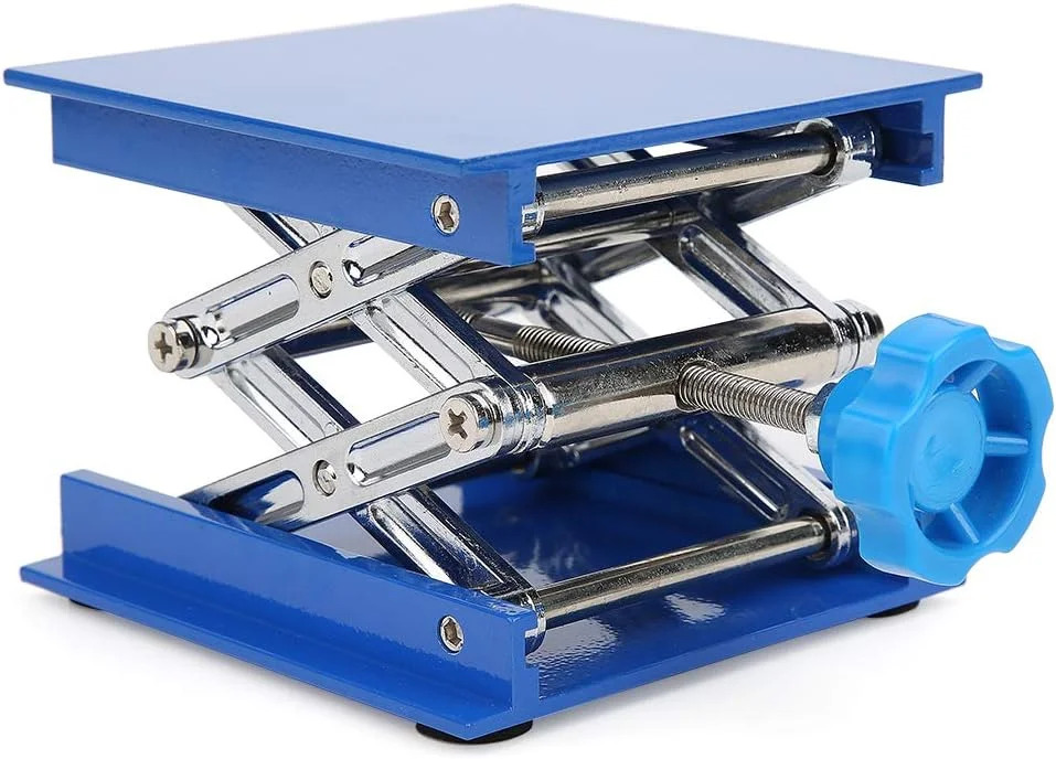 جک آزمایشگاهی، پایه بالابر آزمایشگاهی بادوام و بالابر اکسید آلومینیوم آبی کاربردی برای فیزیک شیمی