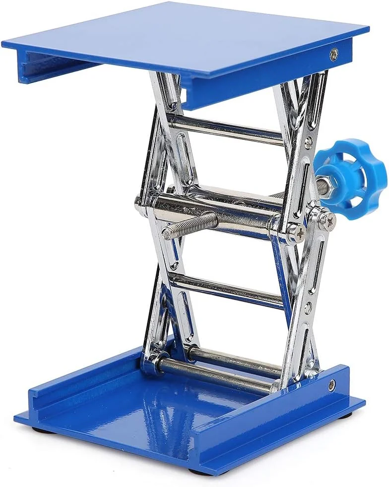 جک آزمایشگاهی، پایه بالابر آزمایشگاهی بادوام و بالابر اکسید آلومینیوم آبی کاربردی برای فیزیک شیمی