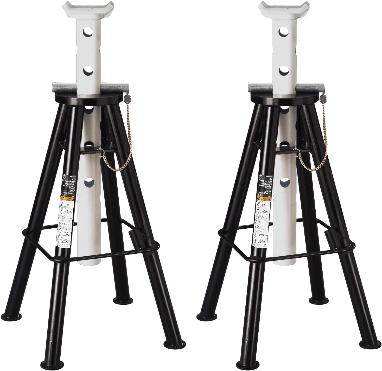 پایه جک سنگین امگا مدل 32107B مشکی - ظرفیت 10 تن