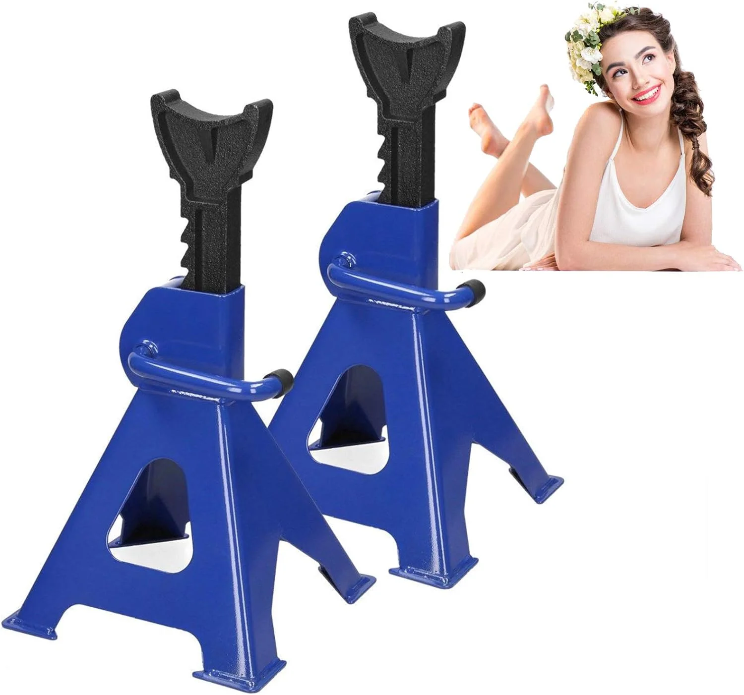 جک خرک فولادی، خرک جک 3 تن سنگین برای خودرو، کاروان، ون، تریلر، ابزار بالابر اضطراری