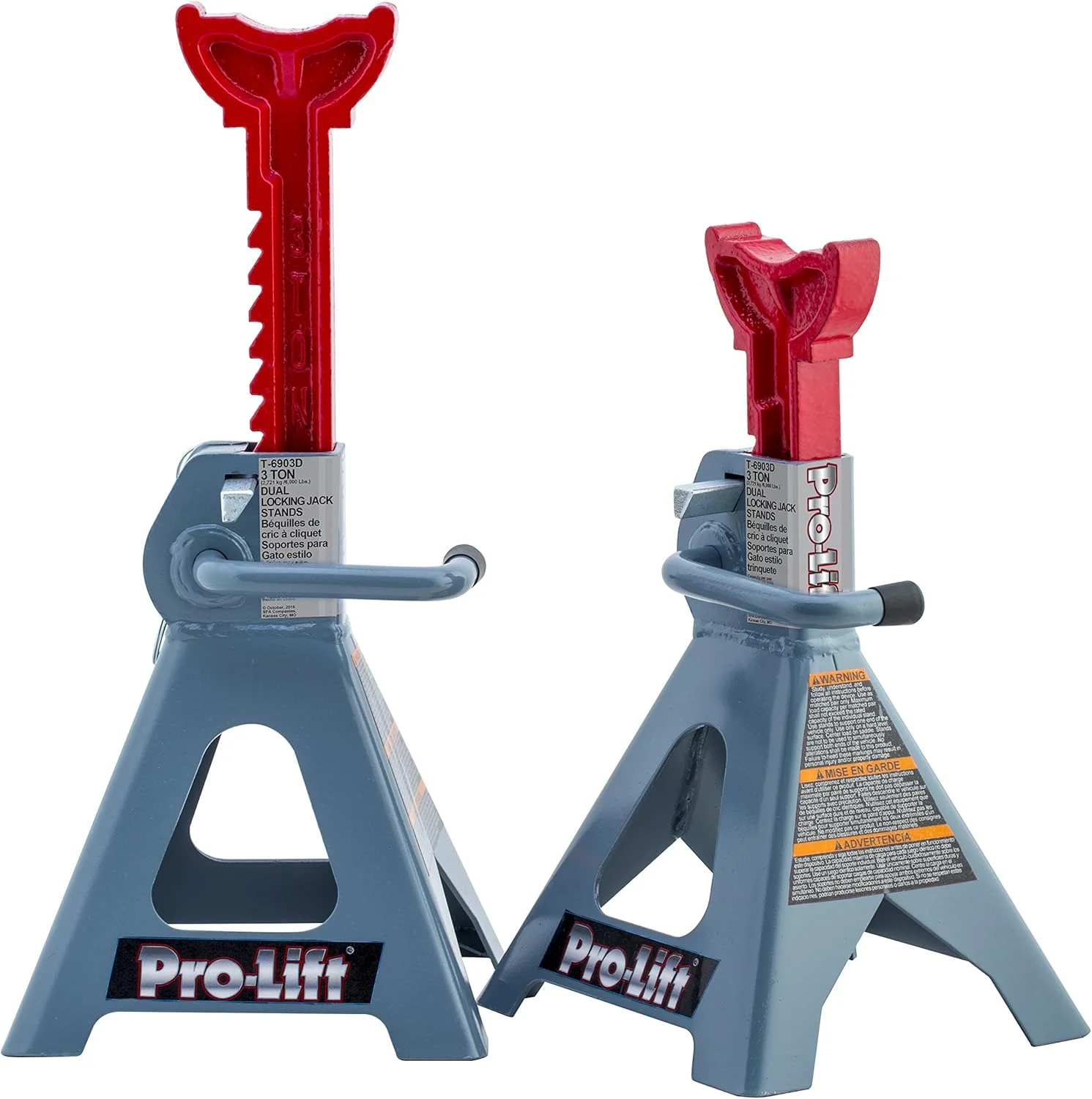 پایه جک دو پین Pro-LifT T-6903D - ظرفیت 3 تن پایه جک دو پین Pro-LifT T-6903D - ظرفیت 3 تن