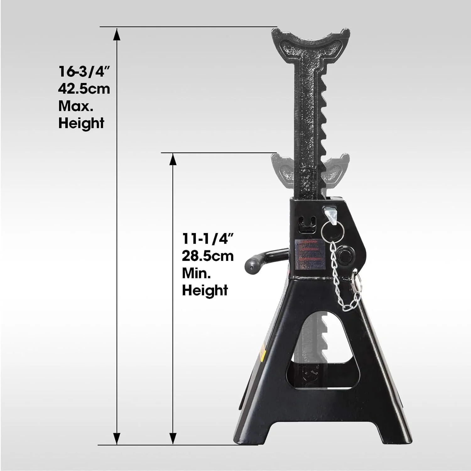 خرک های فلزی اتومبیل Torin AT43002AB-1 با قفل دوبل، ظرفیت 3 تن (6000 پوند)، مشکی، 1 جفت خرک های فلزی اتومبیل Torin AT43002AB-1 با قفل دوبل، ظرفیت 3 تن (6000 پوند)، مشکی، 1 جفت