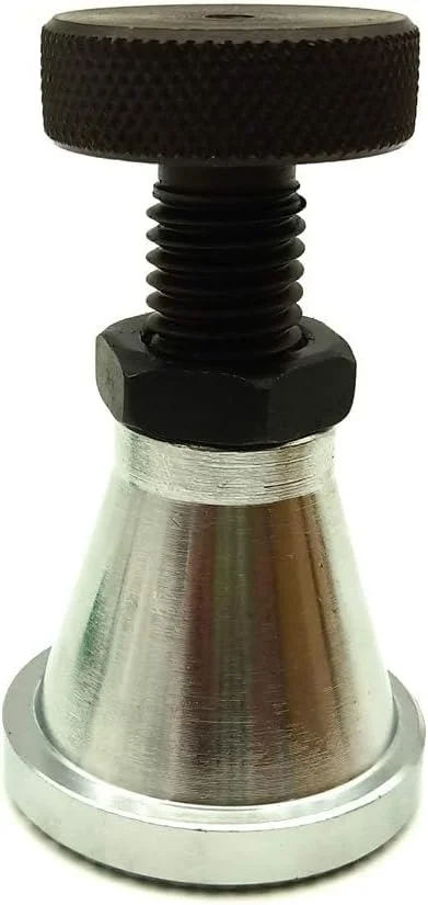 پایه جک پیچی قابل تنظیم فروشگاه سفید، محدوده اندازه 4.88 تا 7 اینچ، ظرفیت 15 تن (D)
