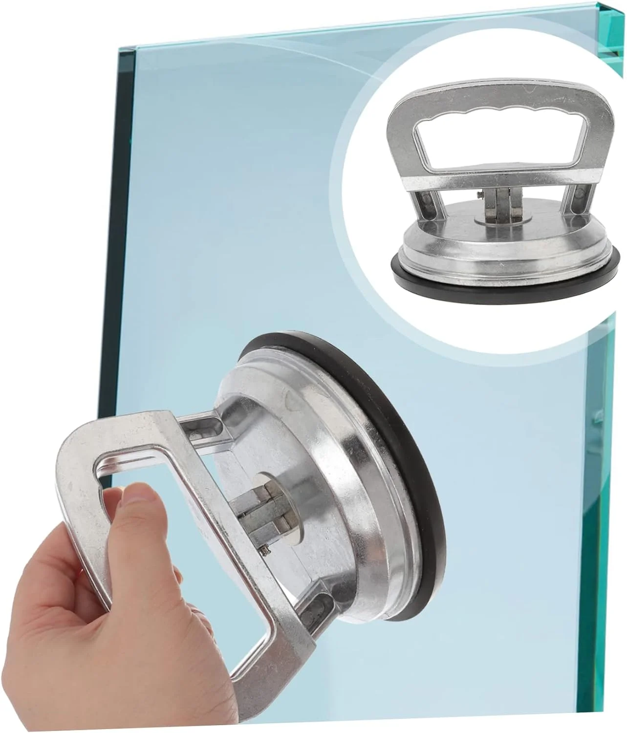 فنجان مکش خلاء، فنجان مکش شیشه، فنجان مکش سنگین، دسته مکش شیشه، ابزار بالابر شیشه، بالابر پنل خلاء، بالابر مکش خلاء، لاستیک مکش - تصویر 2