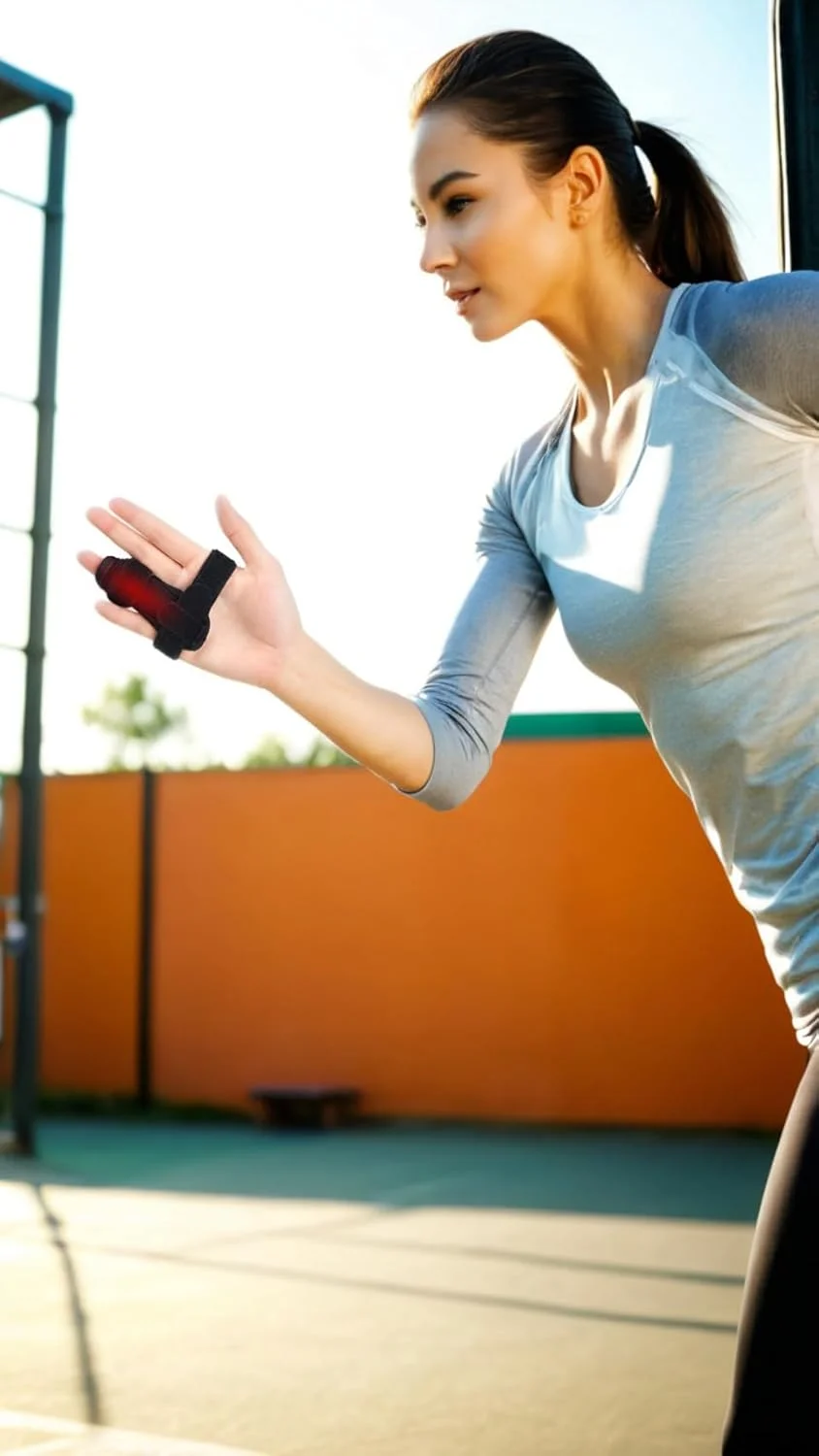 آتل انگشت سوییت سون برای انگشت ماشه ای - پشتیبانی قابل تنظیم، تسکین درد، کاهش قفل شدن انگشت، تاندونیت، سفتی - دست چپ یا راست آتل انگشت سوییت سون برای انگشت ماشه ای - پشتیبانی قابل تنظیم، تسکین درد، کاهش قفل شدن انگشت، تاندونیت، سفتی - دست چپ یا راست