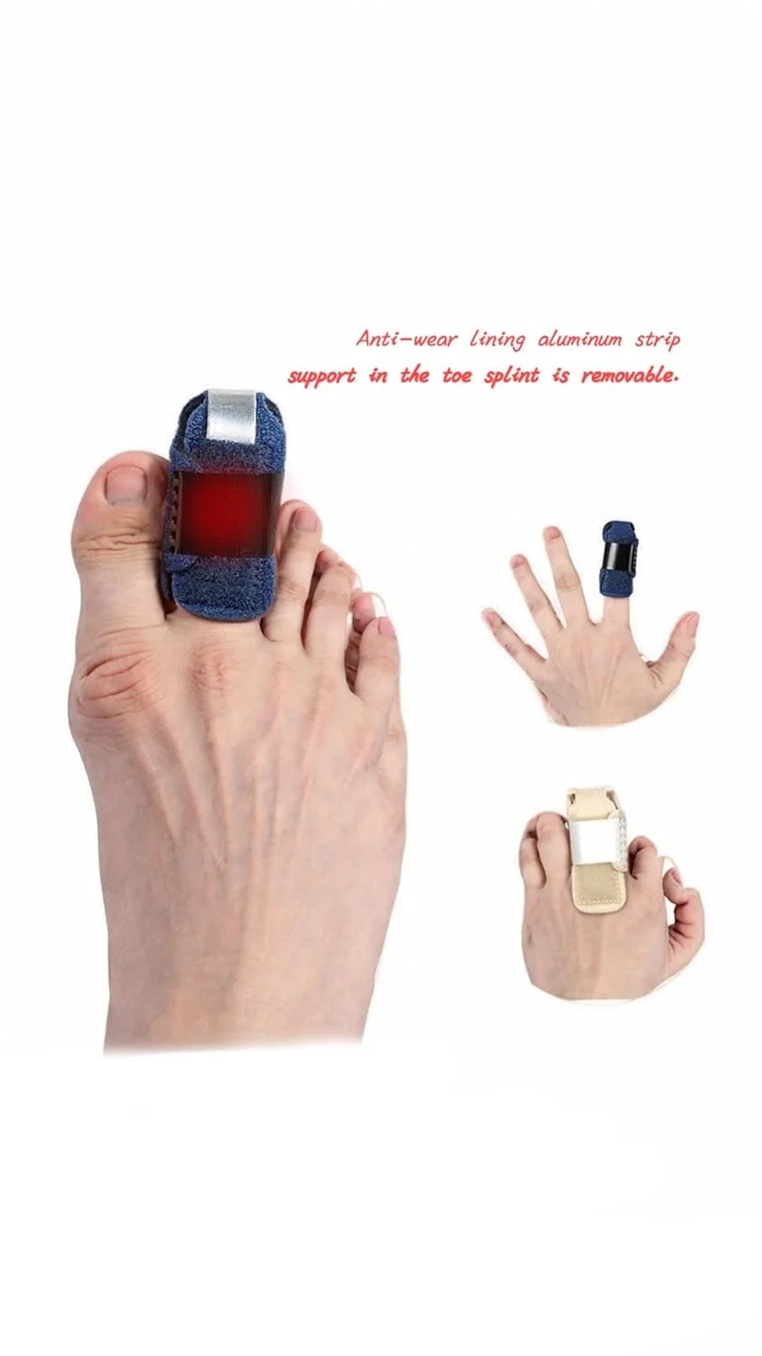 مجموعه محافظ انگشتان پا سون سوییت - صاف کننده انگشت چکشی، نگهدارنده اسفنجی، آتل انگشت شست، روکش تثبیت کننده انگشت میانی پا، آتل انگشت چنگالی، آتل انگشت راحت، محافظ انگشت پا (2 عدد) مجموعه محافظ انگشتان پا سون سوییت - صاف کننده انگشت چکشی، نگهدارنده اسفنجی، آتل انگشت شست، روکش تثبیت کننده انگشت میانی پا، آتل انگشت چنگالی، آتل انگشت راحت، محافظ انگشت پا (2 عدد)